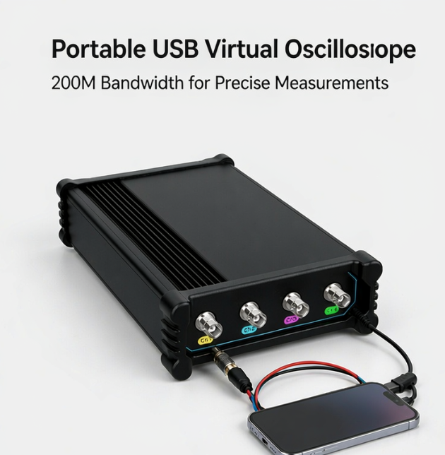 VTO2004 – przenośny, podzielon – Digital Storage Oscilloscope 100Mhz recenzja i cena